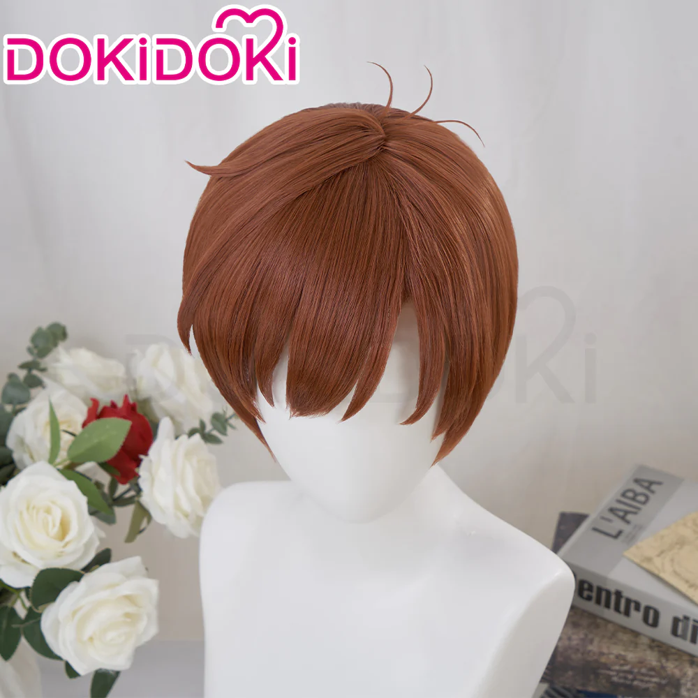 【Ready For Ship】DokiDoki Anime Delicious in Dungeon Cosplay Chilchuck Wig Short Brown Wig Dungeon Meshi - Image 4