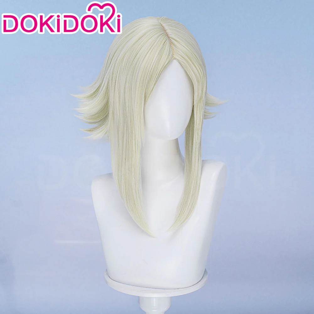 DokiDoki Anime GACHIAKUTA Cosplay Eishia Stilza Wig Short Blonde Hair - Image 3
