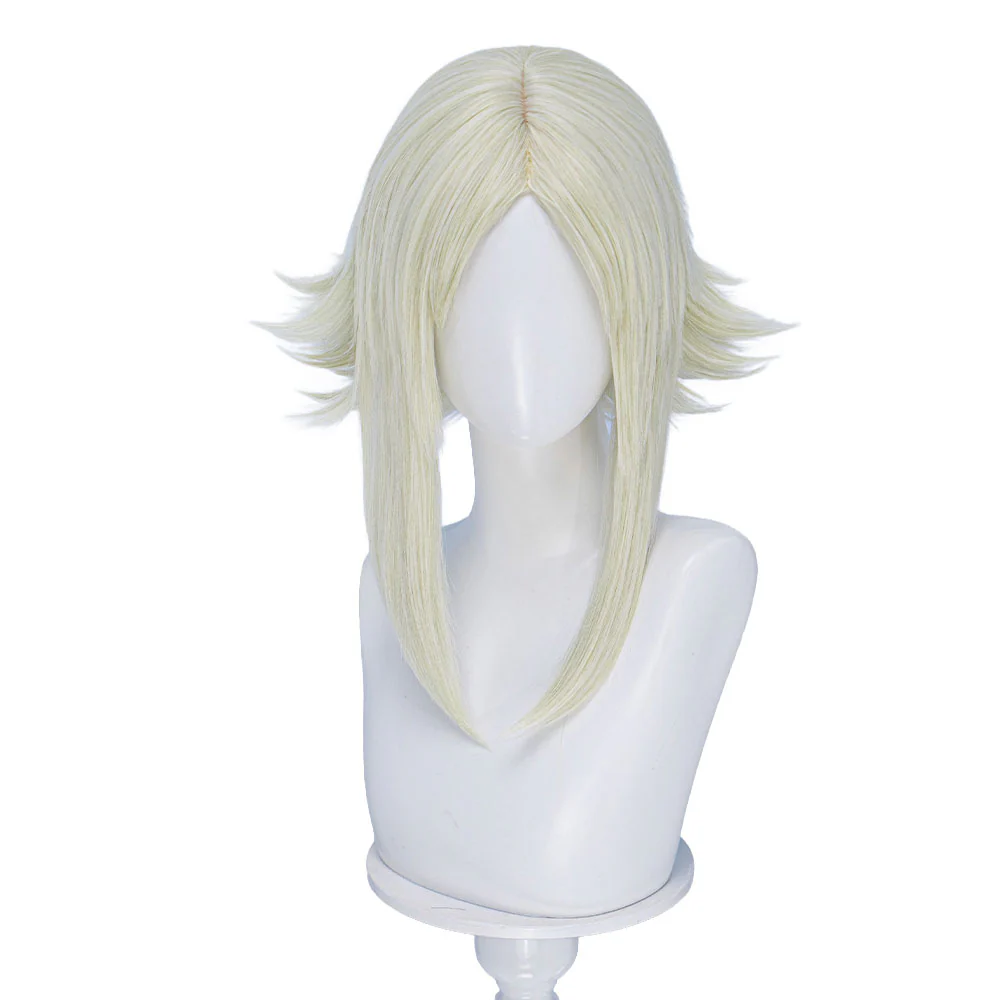DokiDoki Anime GACHIAKUTA Cosplay Eishia Stilza Wig Short Blonde Hair - Image 5