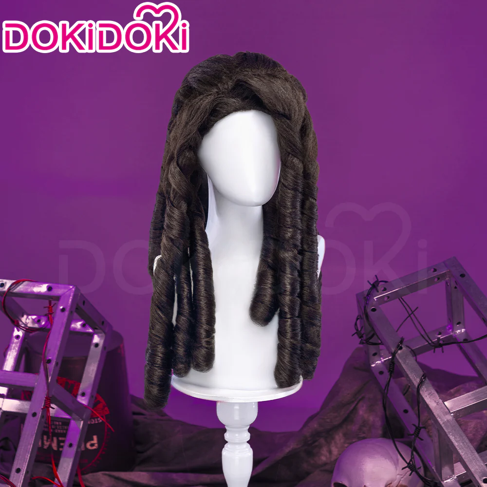 DokiDoki Anime GACHIAKUTA Cosplay Jabber Wonger Wig Long Black Hair Multiple Braids - Image 3