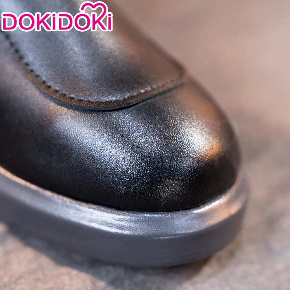 DokiDoki Anime GACHIAKUTA Cosplay Rudo Shoes Black Leather Boots - Image 3