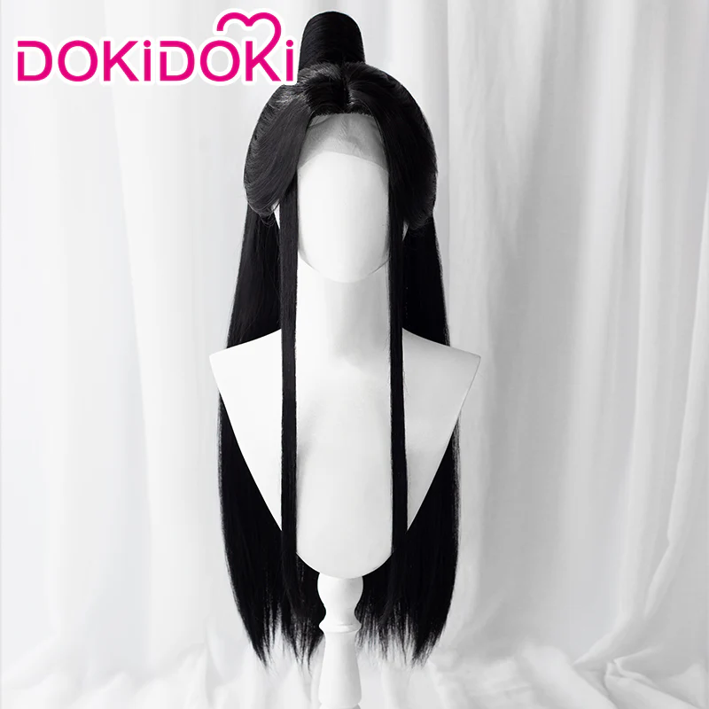 【Ready For Ship】【Front Lace】DokiDoki Anime Heaven Official's Blessing Cosplay Xie Lian Tian Guan Ci Fu Wig Xielian TGCF Long Black - Image 2