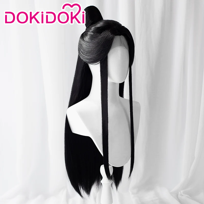 【Ready For Ship】【Front Lace】DokiDoki Anime Heaven Official's Blessing Cosplay Xie Lian Tian Guan Ci Fu Wig Xielian TGCF Long Black - Image 3