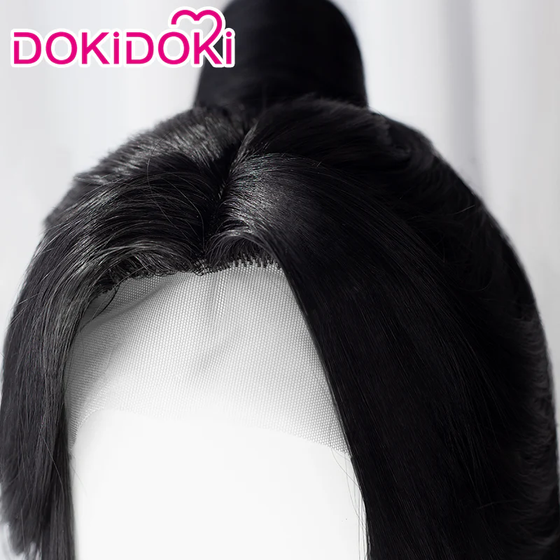 【Ready For Ship】【Front Lace】DokiDoki Anime Heaven Official's Blessing Cosplay Xie Lian Tian Guan Ci Fu Wig Xielian TGCF Long Black - Image 5