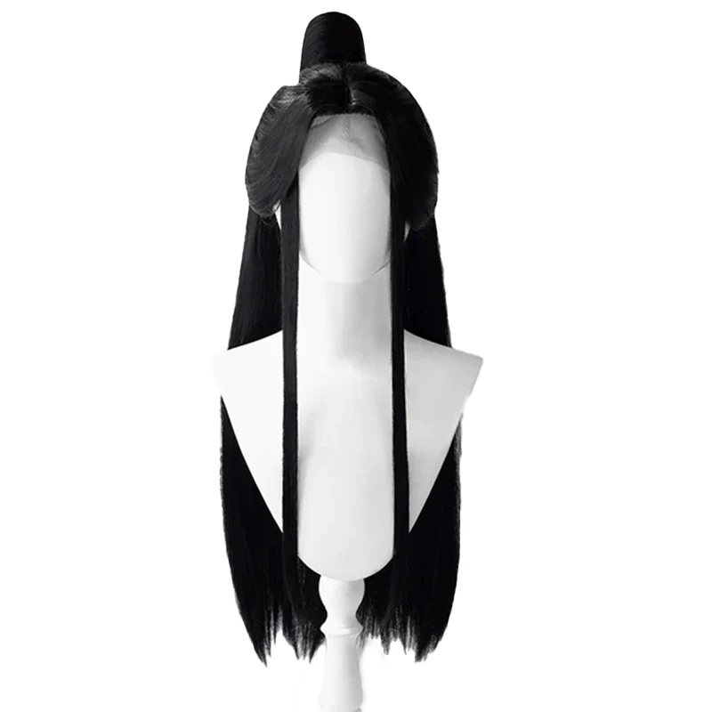 【Ready For Ship】【Front Lace】DokiDoki Anime Heaven Official's Blessing Cosplay Xie Lian Tian Guan Ci Fu Wig Xielian TGCF Long Black - Image 6