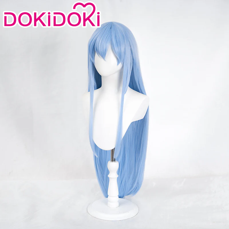 【Ready For Ship】DokiDoki Anime Manga Akame ga KILL! Cosplay Esdeath Wig Esdese Long Straight Blue - Image 2