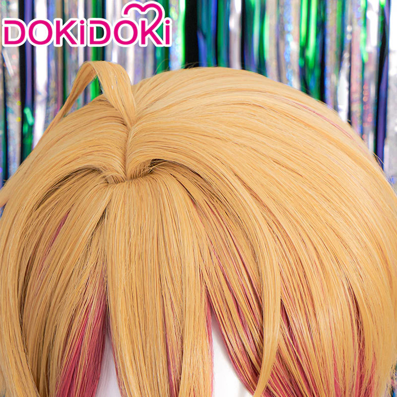 【Ready For Ship】【Gradient Ver】DokiDoki Anime Oshi no Ko Cosplay Hoshino Aquamarine Wig Short Brown Red - Image 4