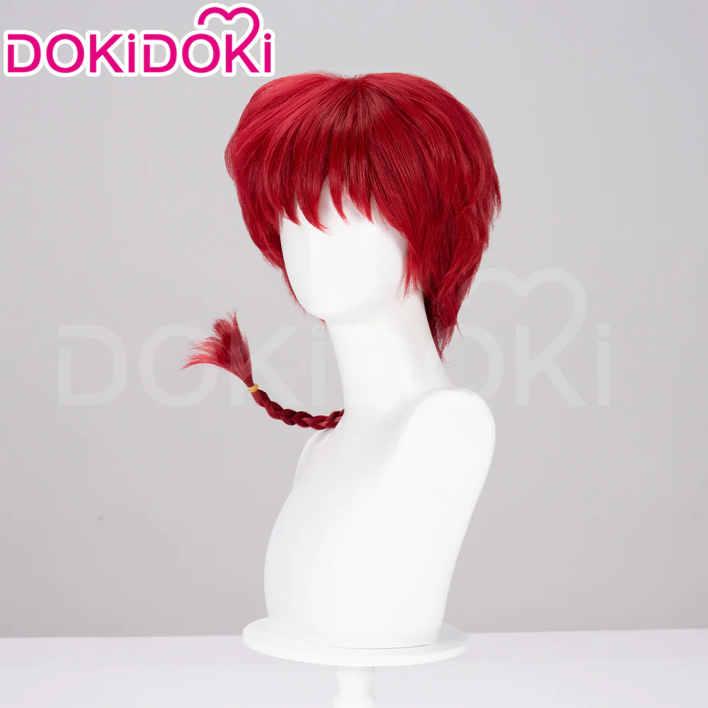 【Ready For Ship】DokiDoki Anime Ranma Nibun-no-Ichi Cosplay Ranma Wig Red Ranma1/2 - Image 2
