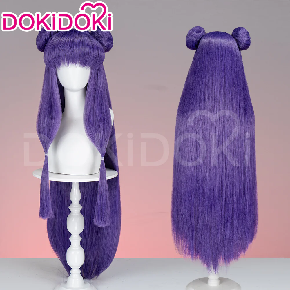 【Ready For Ship】DokiDoki Anime Ranma Nibun-no-Ichi Cosplay Shampoo Wig Purple Long Wig Ranma1/2