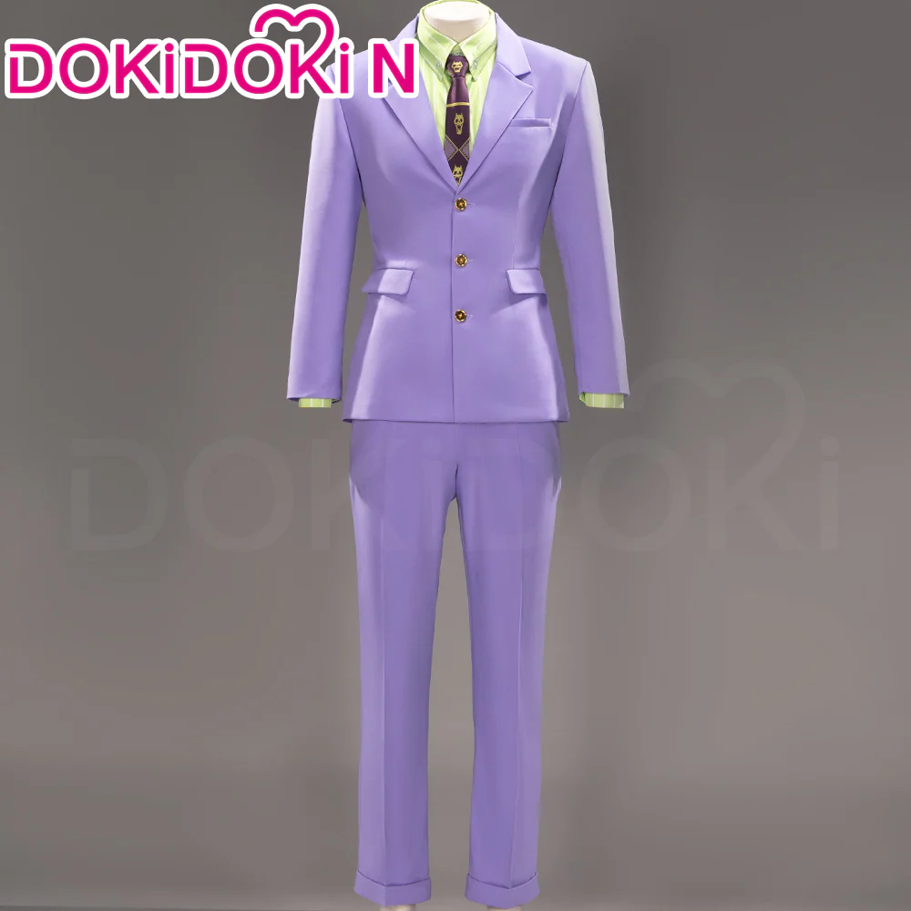 DokiDoki-N Anime Season 4 Cosplay Costume Anime Version Purple Green Suit