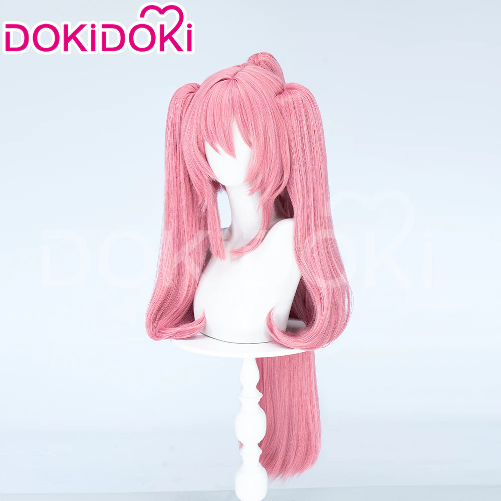 【Ready For Ship】DokiDoki  Anime Seraph Of The End Cosplay Krul Tepes Cosplay Wig / Headwear Long Pink Wig Halloween - Image 10