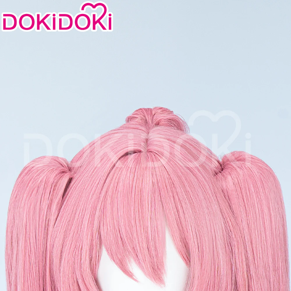 【Ready For Ship】DokiDoki  Anime Seraph Of The End Cosplay Krul Tepes Cosplay Wig / Headwear Long Pink Wig Halloween - Image 11