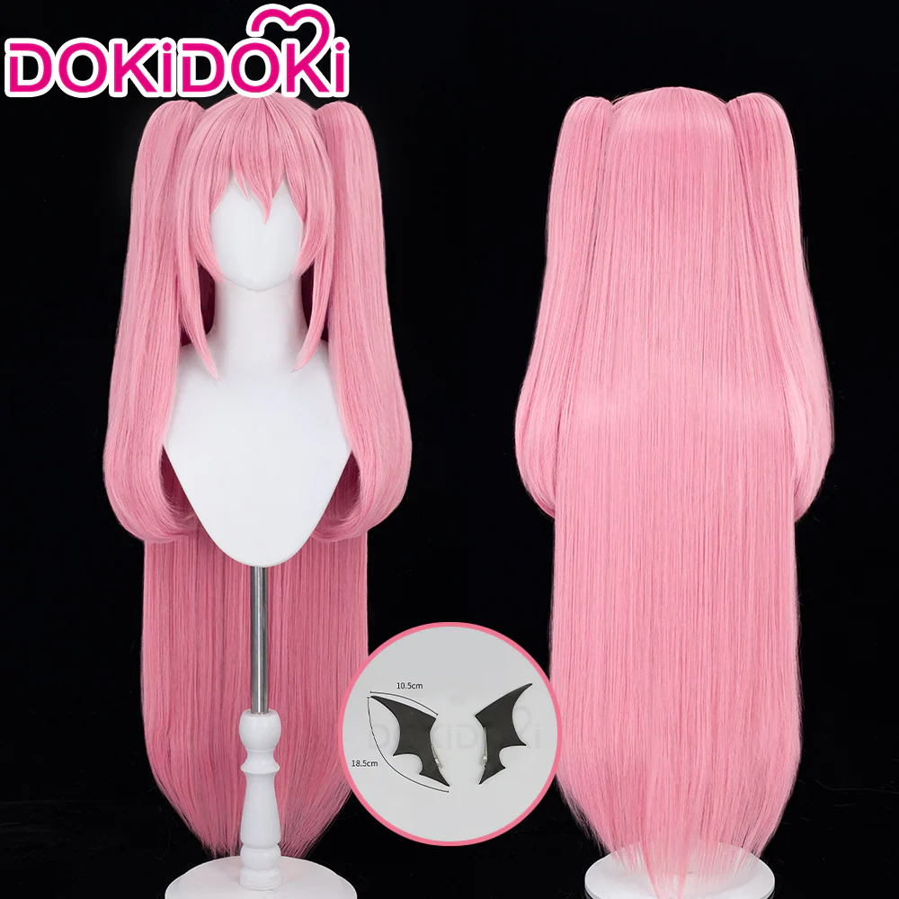 【Ready For Ship】DokiDoki  Anime Seraph Of The End Cosplay Krul Tepes Cosplay Wig / Headwear Long Pink Wig Halloween - Image 2