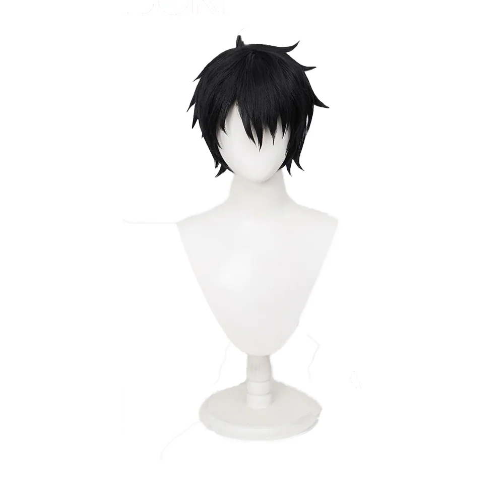 【Ready For Ship】DokiDoki Anime Seraph of the End Cosplay Yuichiro Hyakuya Wig Black Short - Image 2