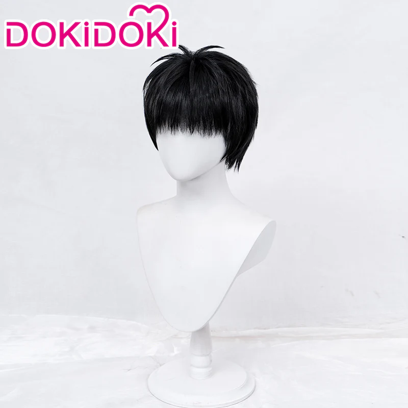 【Ready For Ship】DokiDoki Anime Slam Dunk Cosplay Kaede Rukawa Cosplay Wig Short Black - Image 2