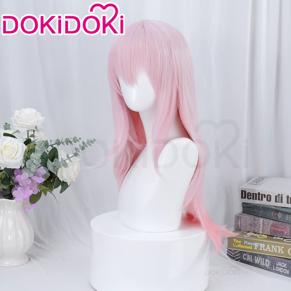 【Ready For Ship】DokiDoki Anime Super Sonico Cosplay Wig Long Straight Pink Hair - Image 2