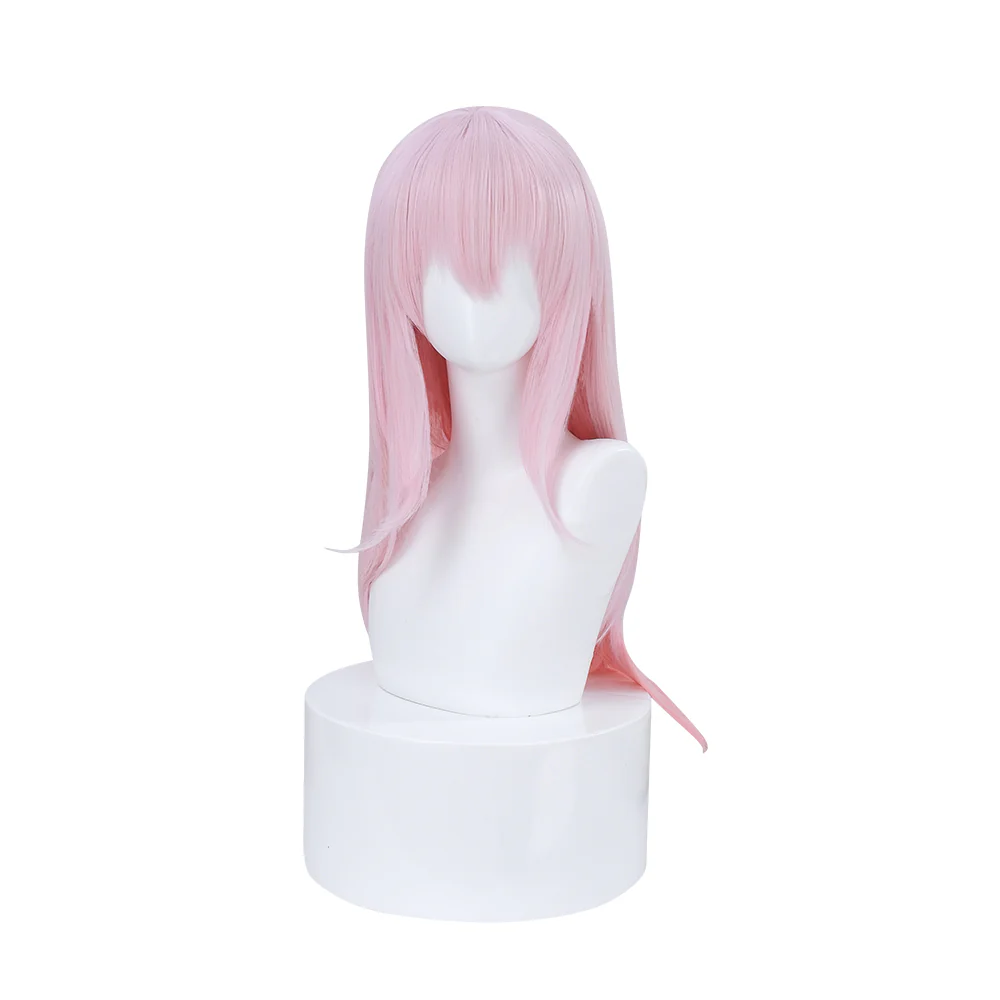 【Ready For Ship】DokiDoki Anime Super Sonico Cosplay Wig Long Straight Pink Hair - Image 5