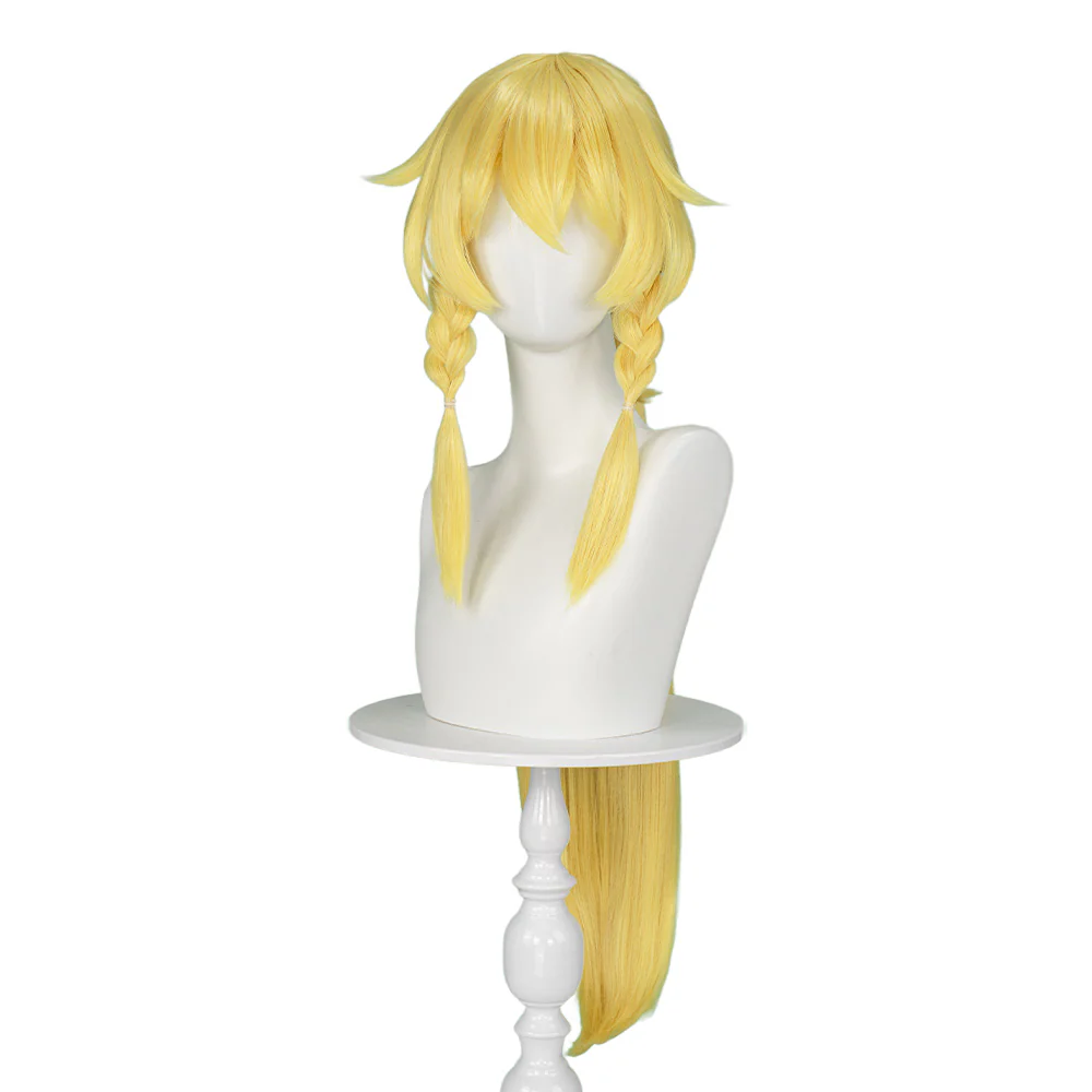 【Ready For Ship】DokiDoki Anime Sword Art Online Cosplay Leafa Wig Long Straight Yellow Hair SAO Kirigaya Suguha - Image 5