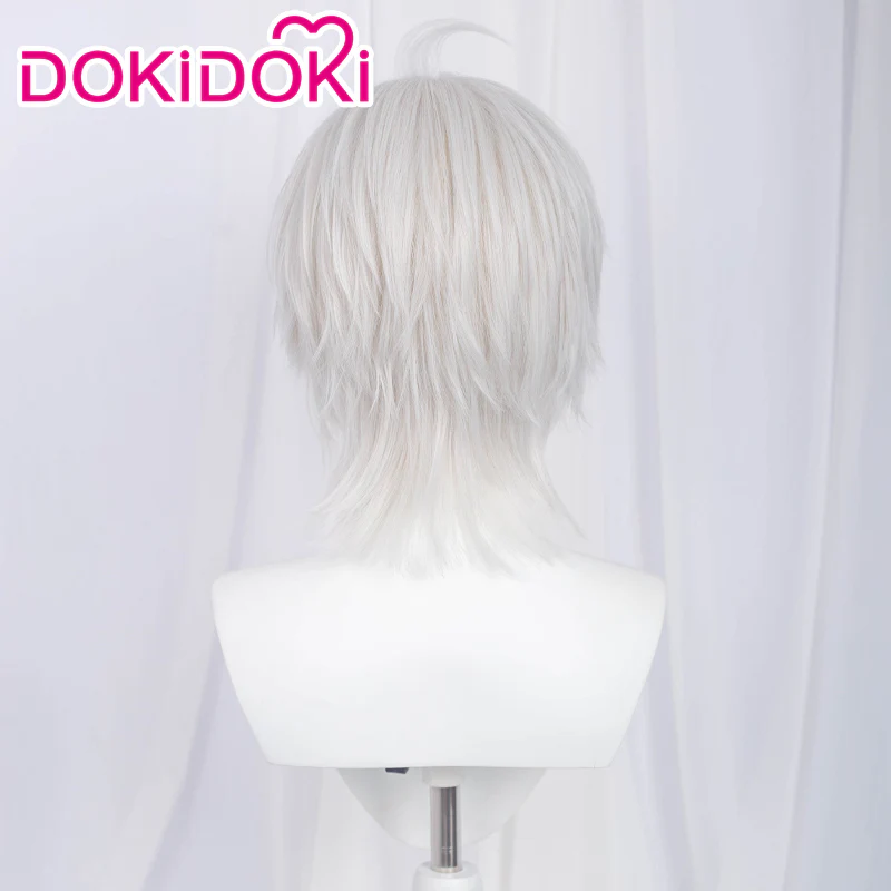 【Ready For Ship】DokiDoki Anime The Case Study of Vanitas Cosplay Noé  Archiviste Cosplay Wig  Vanitas no Carte Short White Wig Men - Image 3