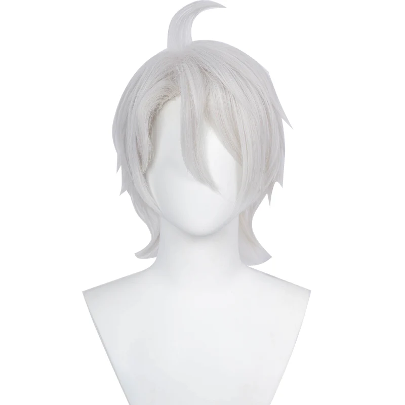 【Ready For Ship】DokiDoki Anime The Case Study of Vanitas Cosplay Noé  Archiviste Cosplay Wig  Vanitas no Carte Short White Wig Men - Image 5