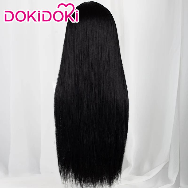 【Front Lace 】DokiDoki Anime Tian Guan Ci Fu Hua Cheng Cosplay Wig Heaven Official's Blessing HuaCheng TGCF Long Straight Black Wig Men - Image 4