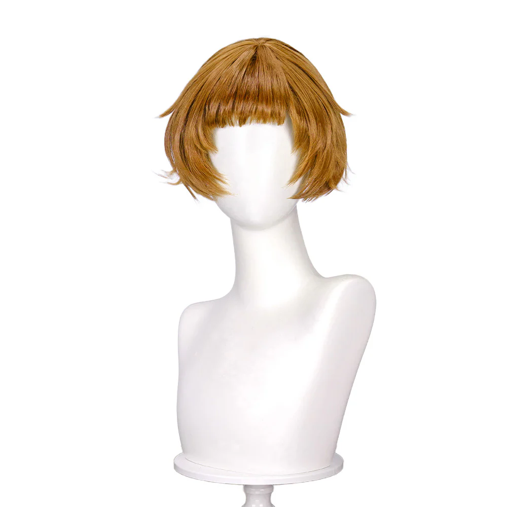 【Ready For Ship】DokiDoki Anime Wig Cosplay Short Brown Wig Women - Image 5