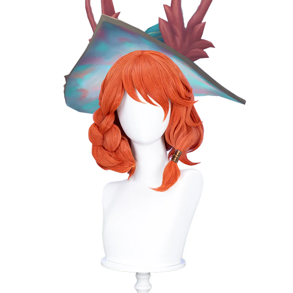 【Ready For Ship】DokiDoki Anime Wig Cosplay Wig Short Orange Hair - Image 5