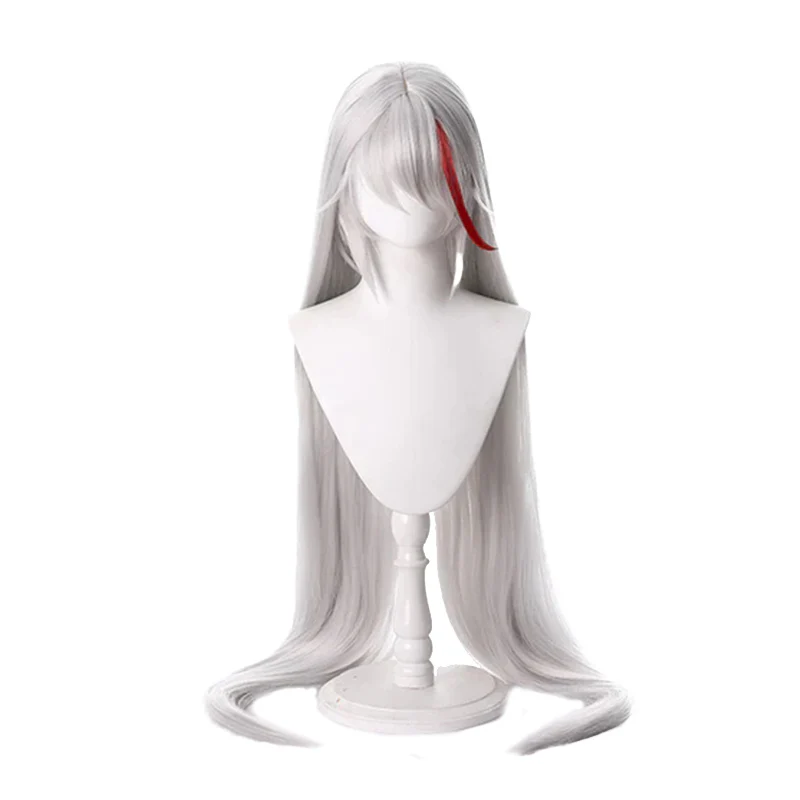 DokiDoki Azur Lane Cosplay KMS Ägir Cosplay Wig Aegir Long Silver wig - Image 6