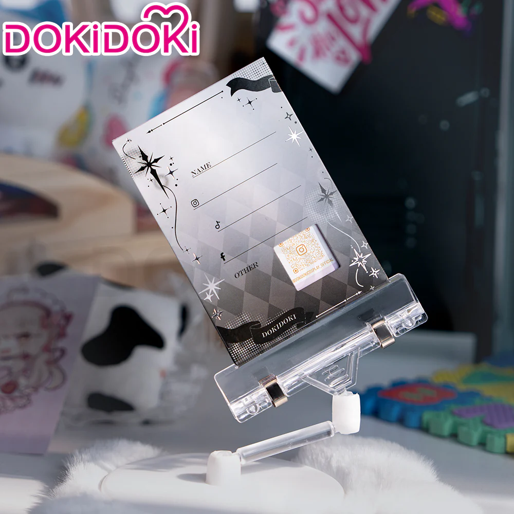 【Ready For Ship】DokiDoki Cosplay Card Holder / Cosplay Badge Holder Silver Foil Detailing Cosplay Card Cosplayer Business Card - Image 8