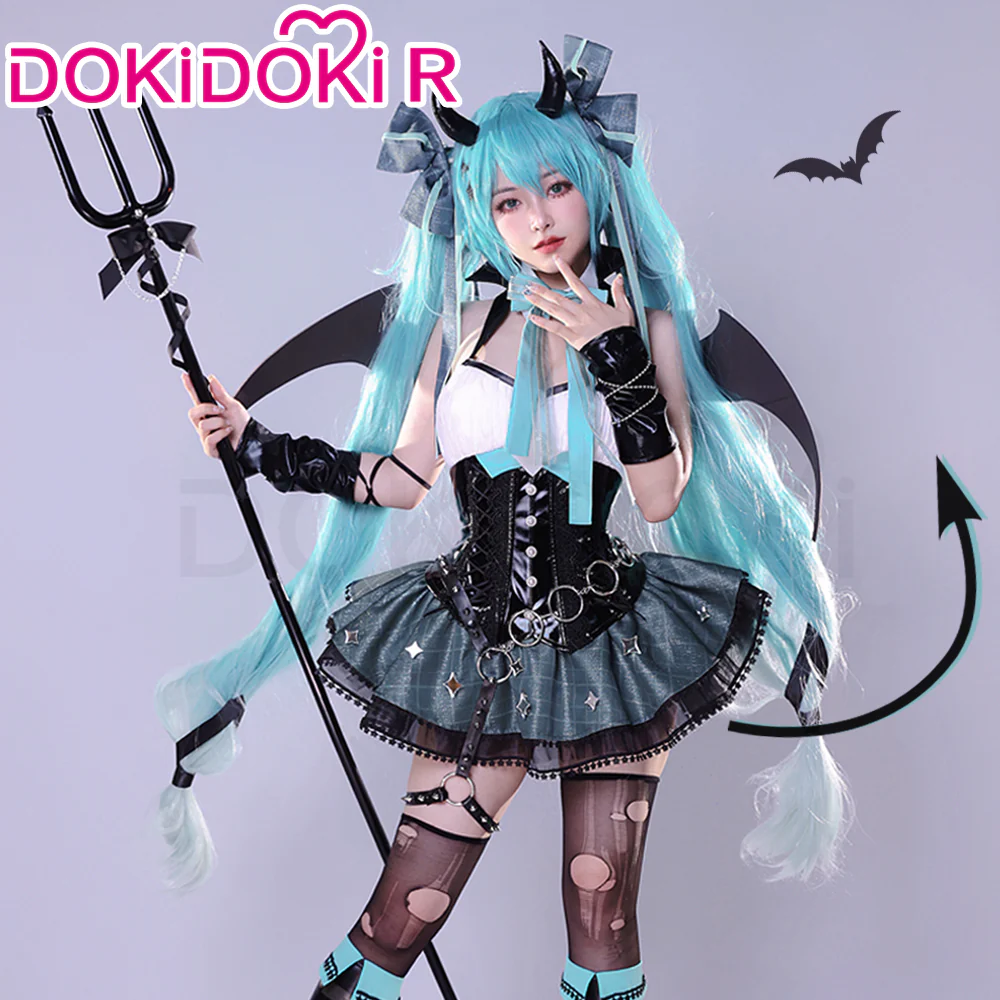 DokiDoki-R Cosplay Cosplay  Little Demon Raccoon Devil Cute Costume Halloween - Image 2