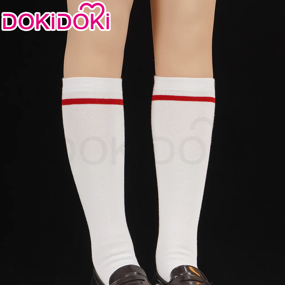 DokiDoki Cosplay Stockings Prop White Socks - Image 3