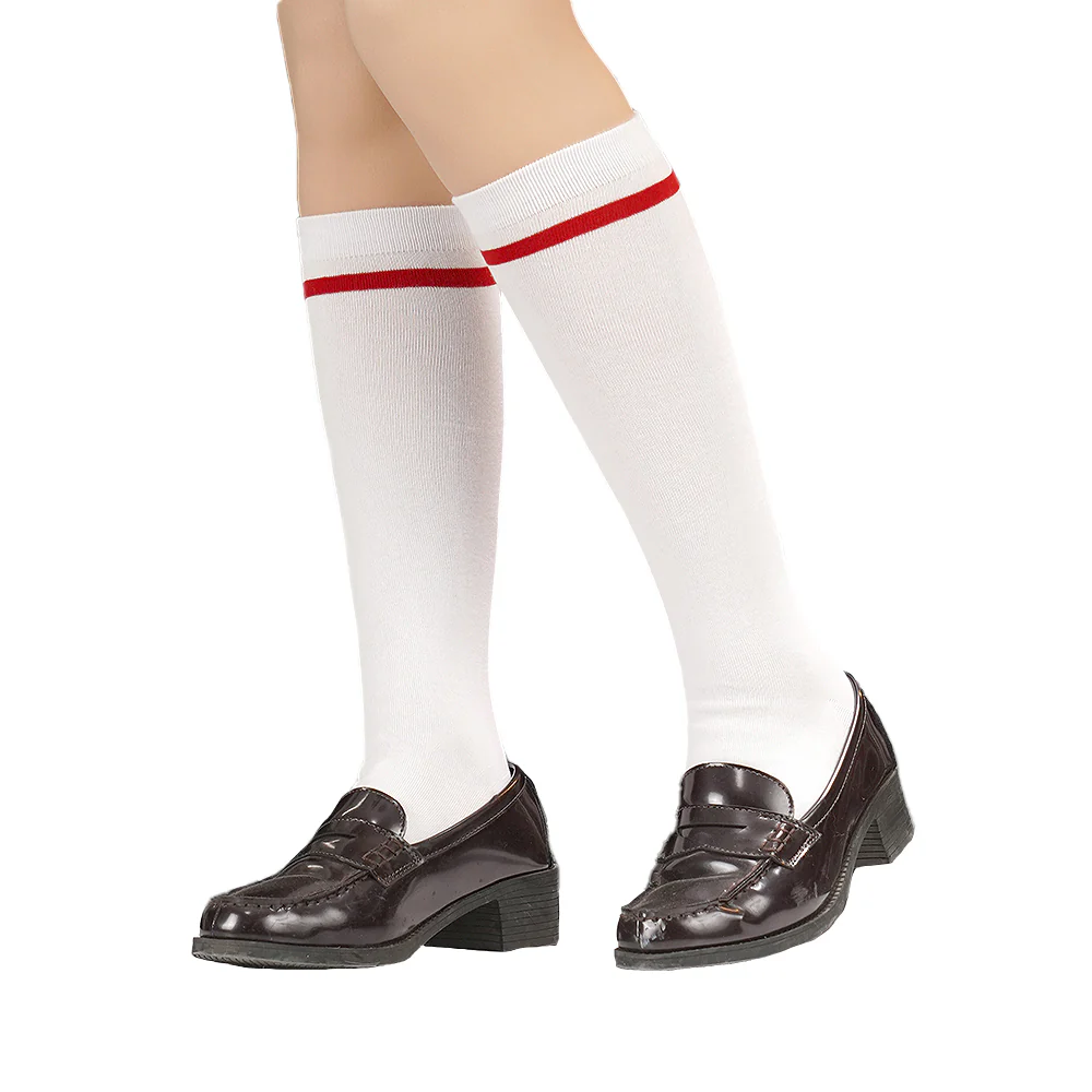 DokiDoki Cosplay Stockings Prop White Socks - Image 4