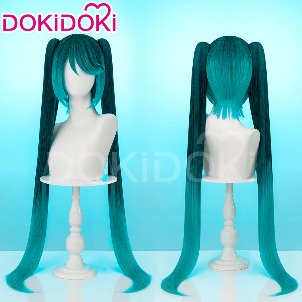 【Ready For Ship】DokiDoki Cosplay Wig Long Curly Dark Green Wig