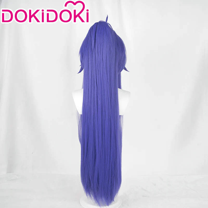 【Ready For Ship】DokiDoki Cosplay Wig Long Straight Purple Hair - Image 3