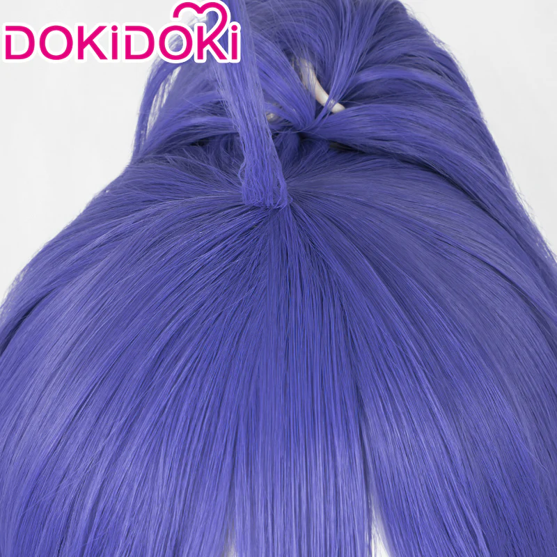 【Ready For Ship】DokiDoki Cosplay Wig Long Straight Purple Hair - Image 4