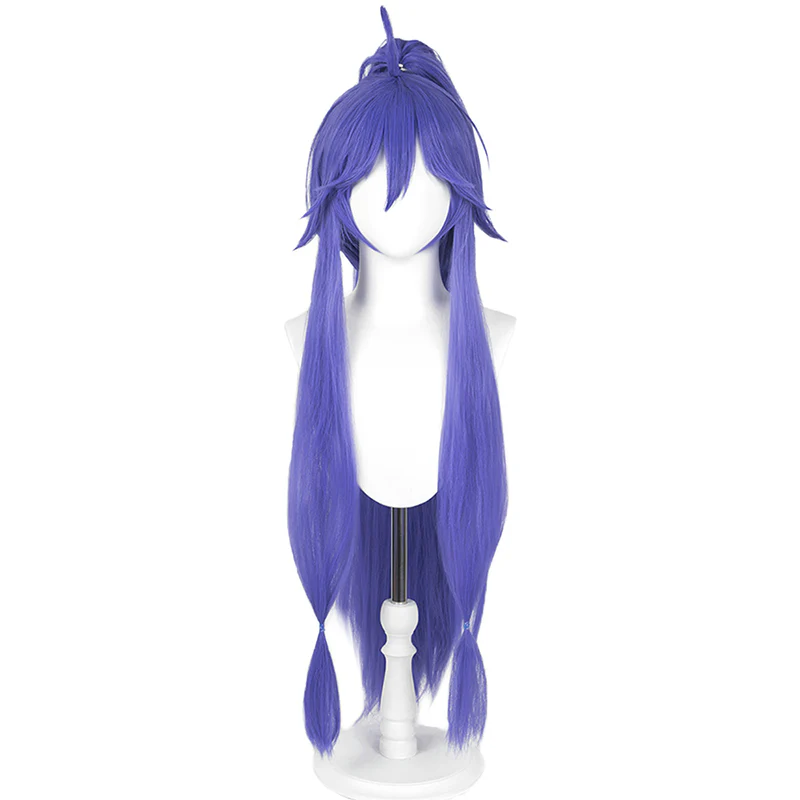 【Ready For Ship】DokiDoki Cosplay Wig Long Straight Purple Hair - Image 5