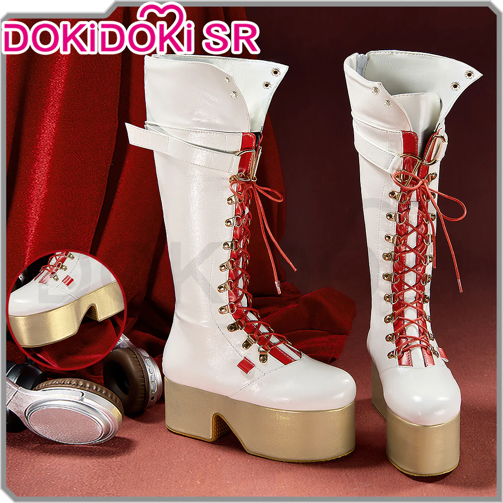 DokiDoki-SR Game Arknights Cosplay Haruka Shoes High Heel Boots