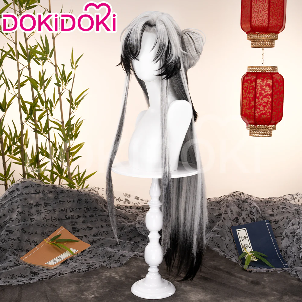 DokiDoki Game Ashes of the Kingdom Cosplay Wang Can Long Hair Wangcan - Image 2