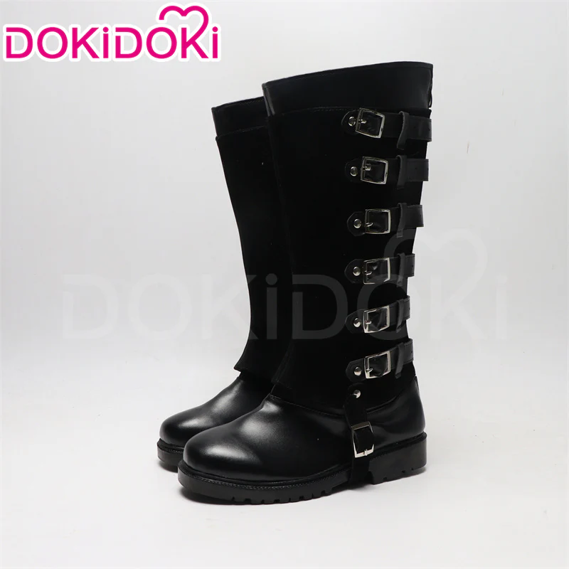 DokiDoki Game Cosplay Black / Brown Shoes - Image 6