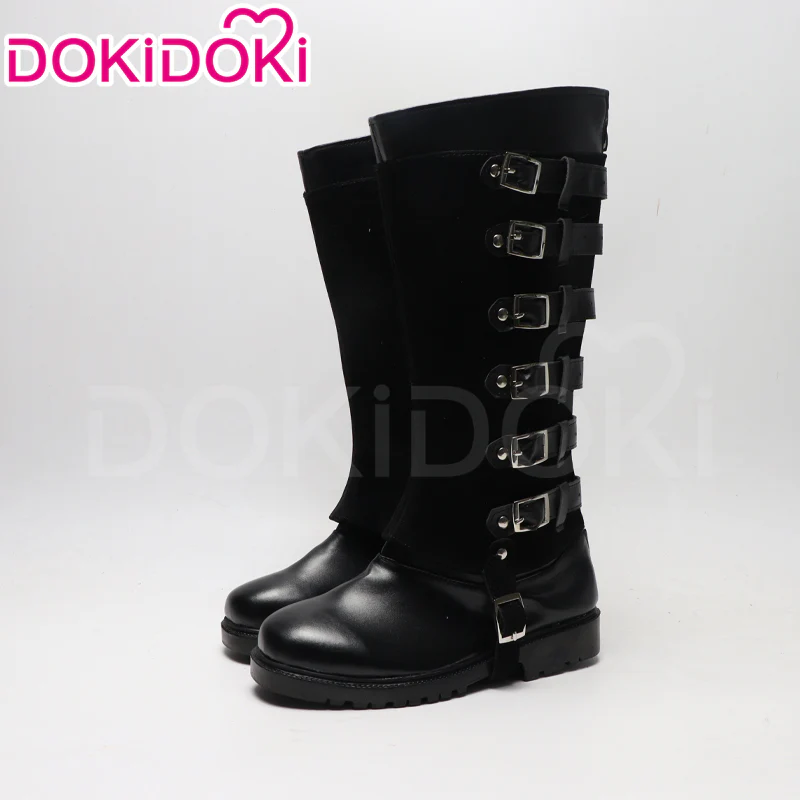 DokiDoki Game Cosplay Black / Brown Shoes - Image 8