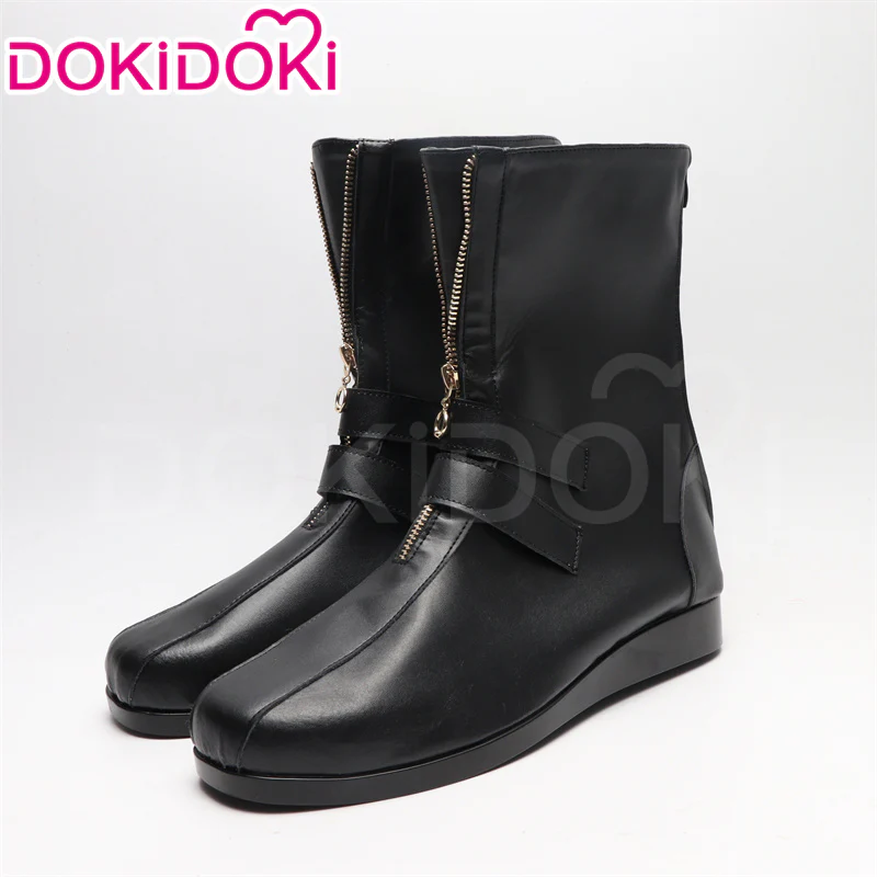 DokiDoki Game Cosplay Black Hunter Shoes - Image 3