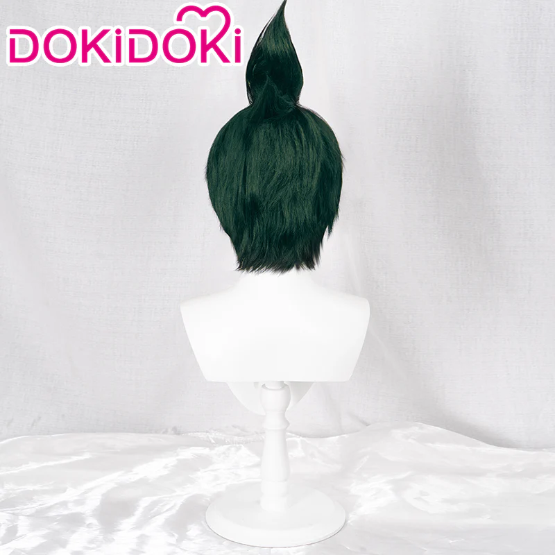 DokiDoki Game Cosplay Cosplay Short Green Wig / Mask - Image 2