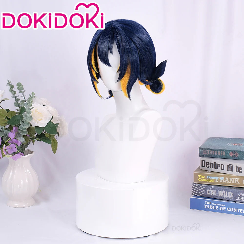 【Pink Ver Ready For Ship】DokiDoki Game Cosplay Girl Group ANTIFRAGILE Wig Short Blue Pink Yellow Hair Rainy Day - Image 3