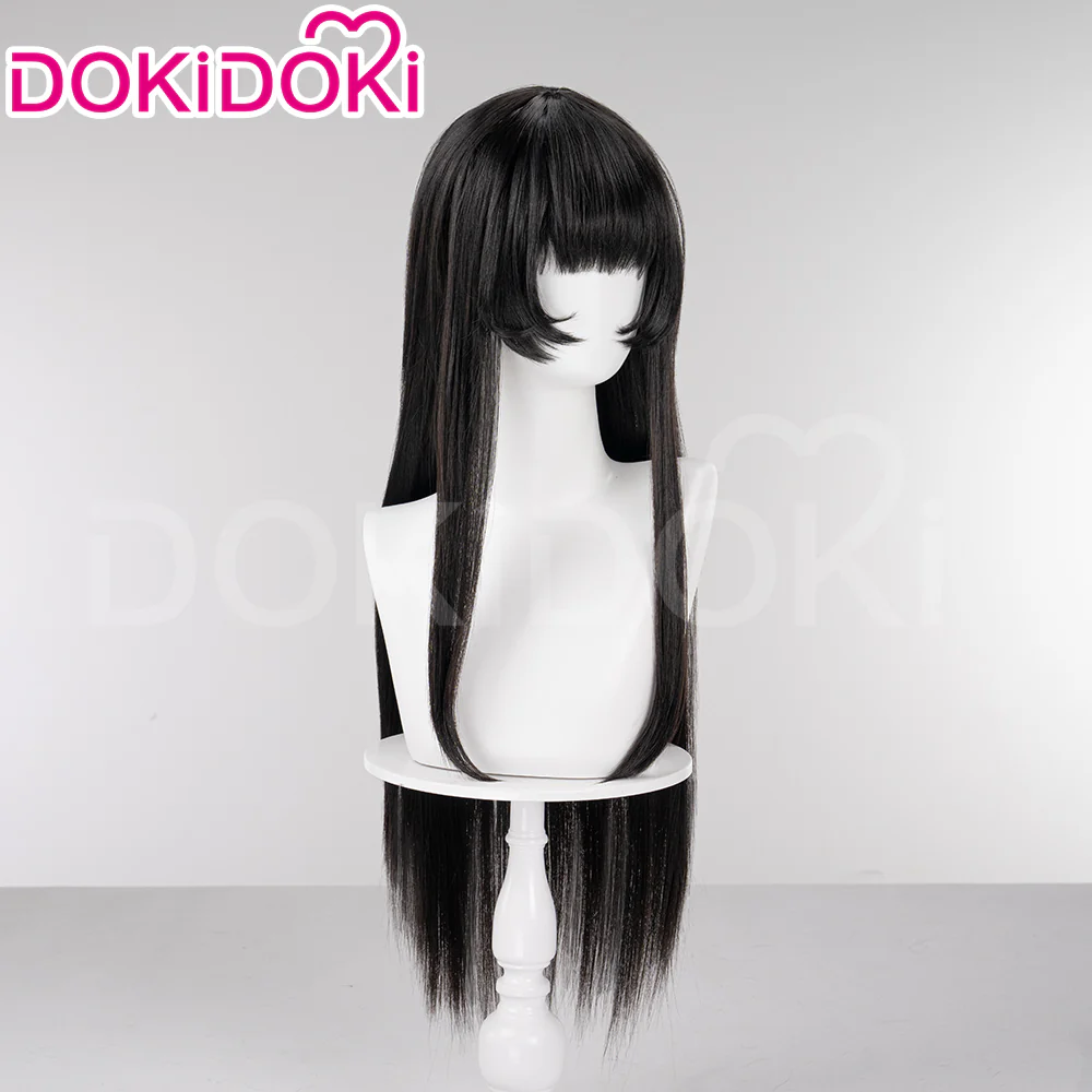 【Ready For Ship】DokiDoki Game Tou Qi Cosplay Nai He Wig Male / Female  Black Long / Short Wig Touqi Naihe - Image 8