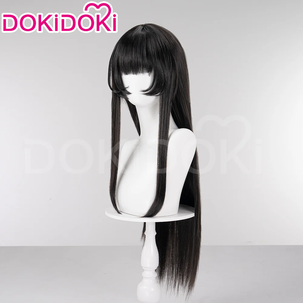 【Ready For Ship】DokiDoki Game Tou Qi Cosplay Nai He Wig Male / Female  Black Long / Short Wig Touqi Naihe - Image 9