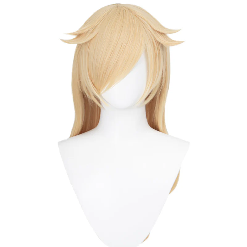 【Normal Ver Ready For Ship】【Pre Crimped】DokiDoki Game Cosplay Princess Wig Long Blonde Curly Hair - Image 6