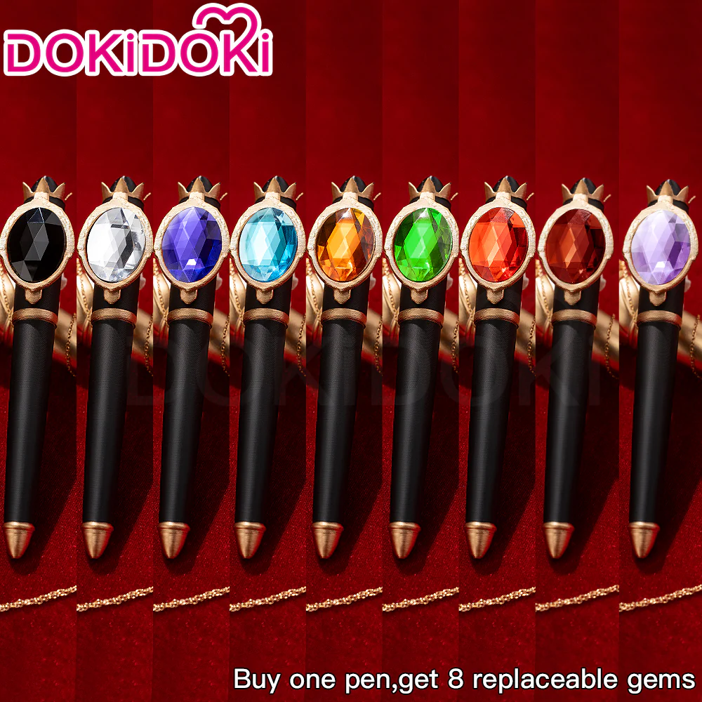 DokiDoki Game Cosplay Prop Red / Yellow / Silver / Orange / Purple / Blue / Green / Black Magical Pen Accessory