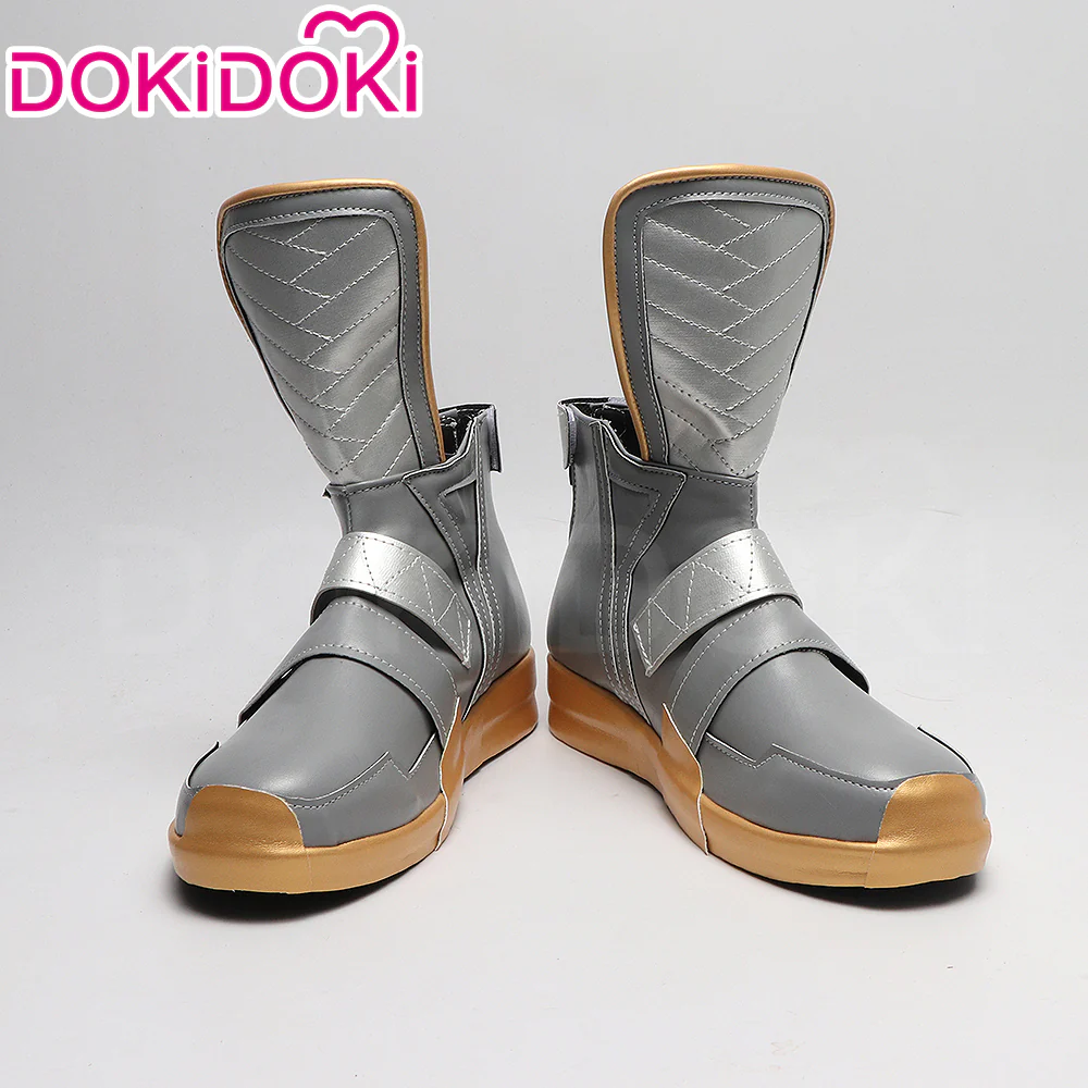 DokiDoki Game Cosplay Shoes Black / Grey - Image 4