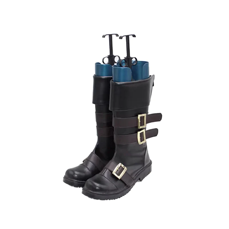 DokiDoki Game Cosplay Shoes Black Boots - Image 2
