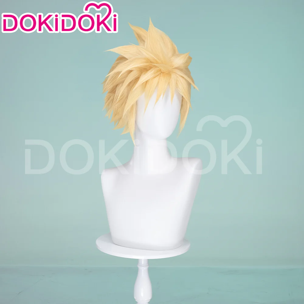 DokiDoki Game Cosplay Cloudy Cosplay Wig Short Blonde - Image 2